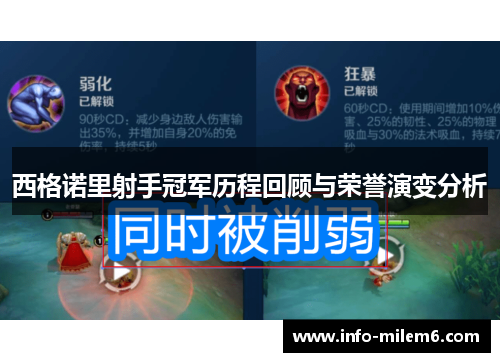 西格诺里射手冠军历程回顾与荣誉演变分析